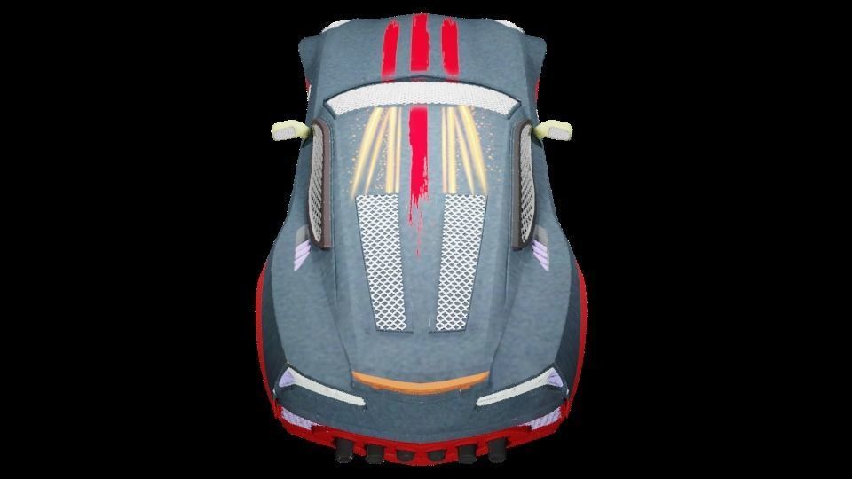 CG Future Car Corvette Model 3D print model_26