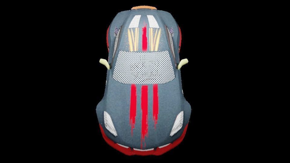 CG Future Car Corvette Model 3D print model_36