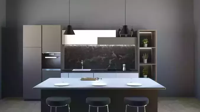 modern kitchen