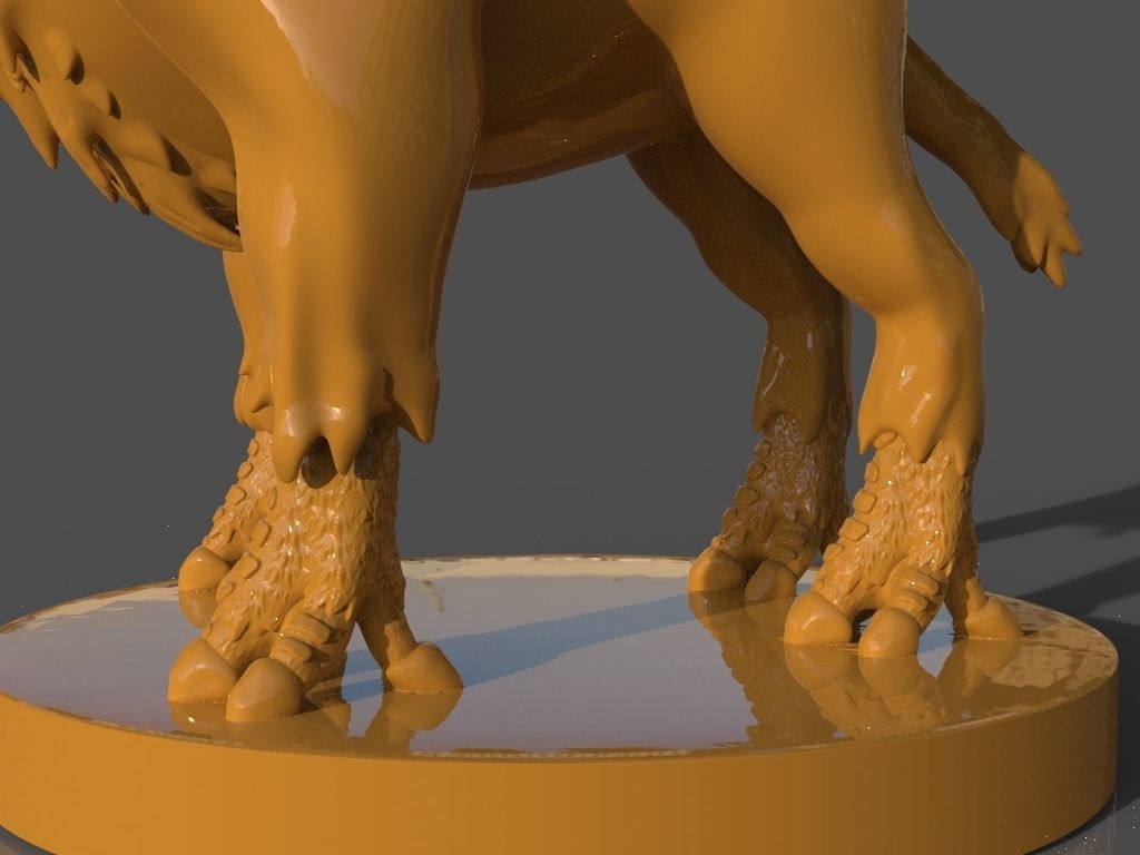 Deer God and ZBrush Timelapse 3D print model_14