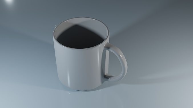 Coffee Mug Low-poly 3D model
