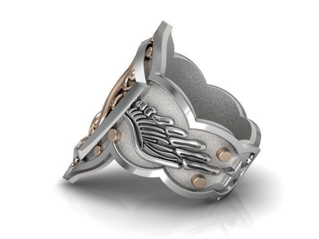 new Style Ertugrul Ring 3D model_2