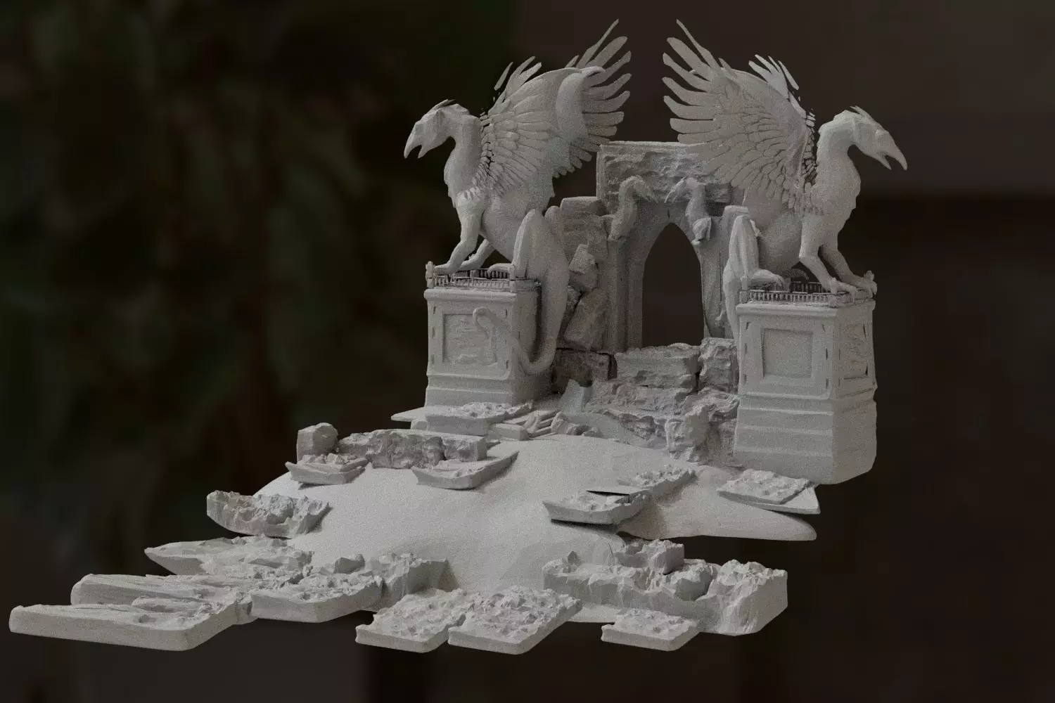 Dragon Gateway 3D model_0