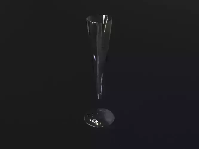 Champagne Glass 3D Model