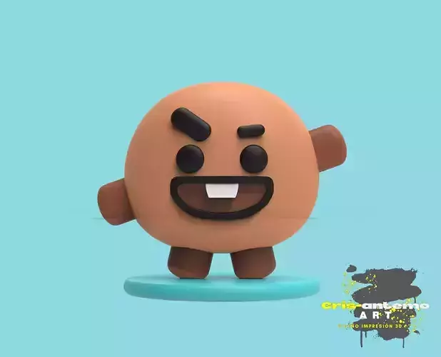 SHOOKY BTS BT21 3D print model