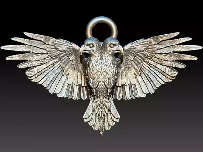 two-headed eagle pendant 