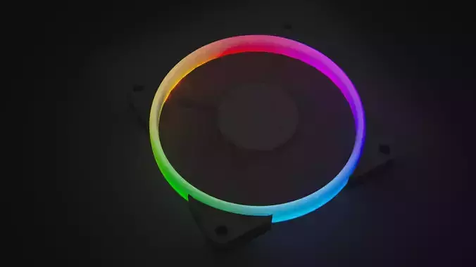 Cougar HPB rgb Case Fan 3D model