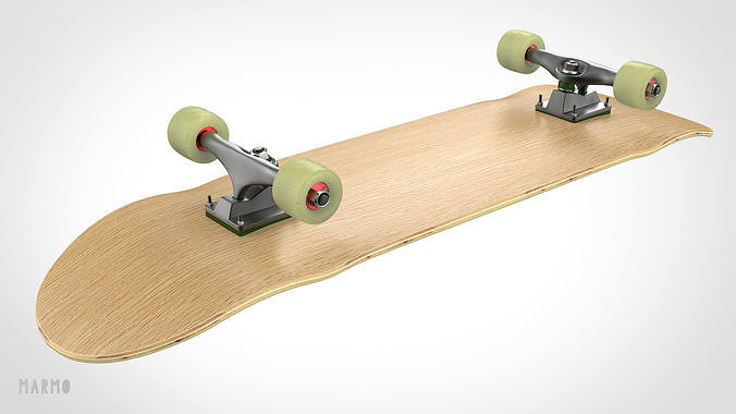 ASSET - SKATEBOARDING Low-poly 3D model