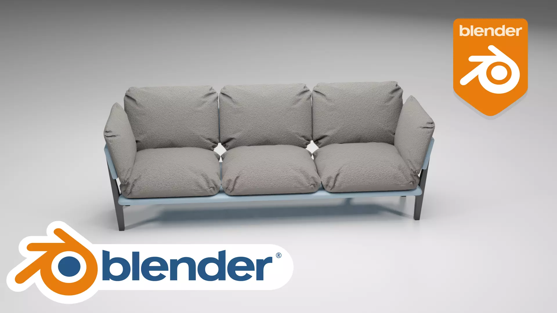 The Floyd 3-Seater Sofa 3D model