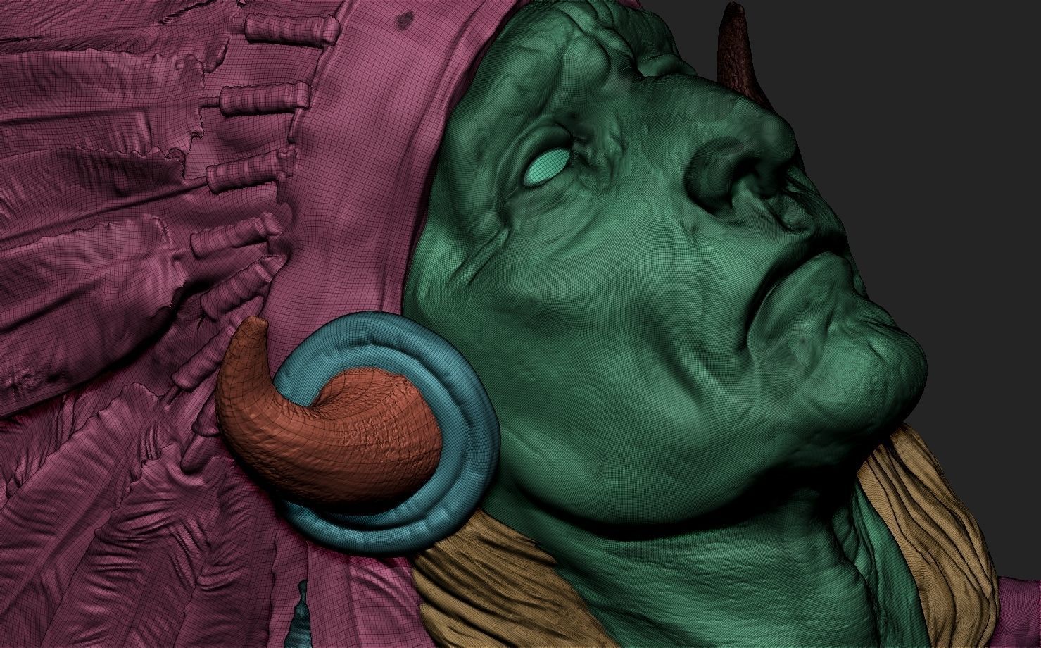 American Native Warrior 3D print model_13