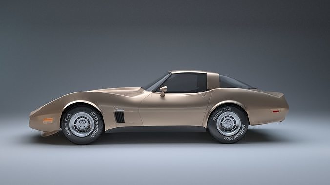Corvette 1982 3D model