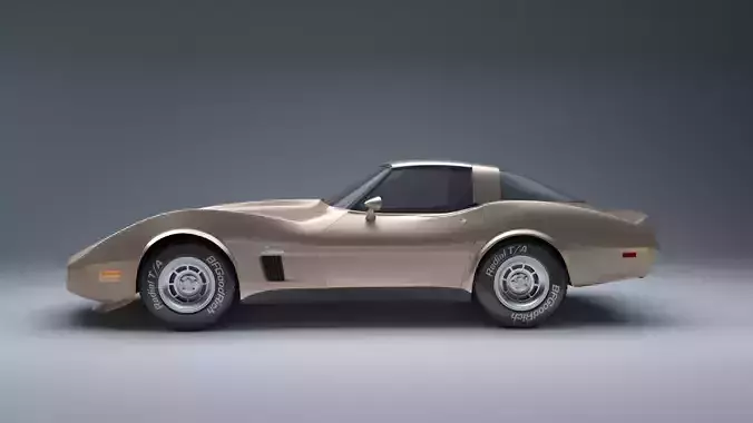 Corvette 1982 3D model