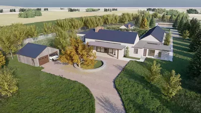 Modern Farmhouse located in Sonoma California