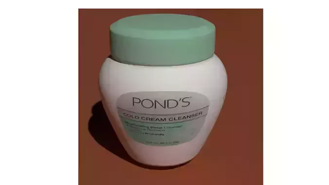 Ponds Fragrance Free Cold Cream Cleanser Low-poly 3D model