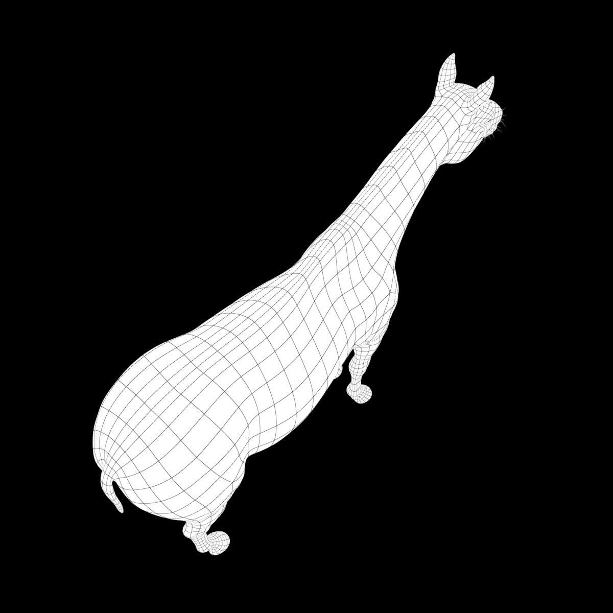 Horse collection with Fur 3D model_29