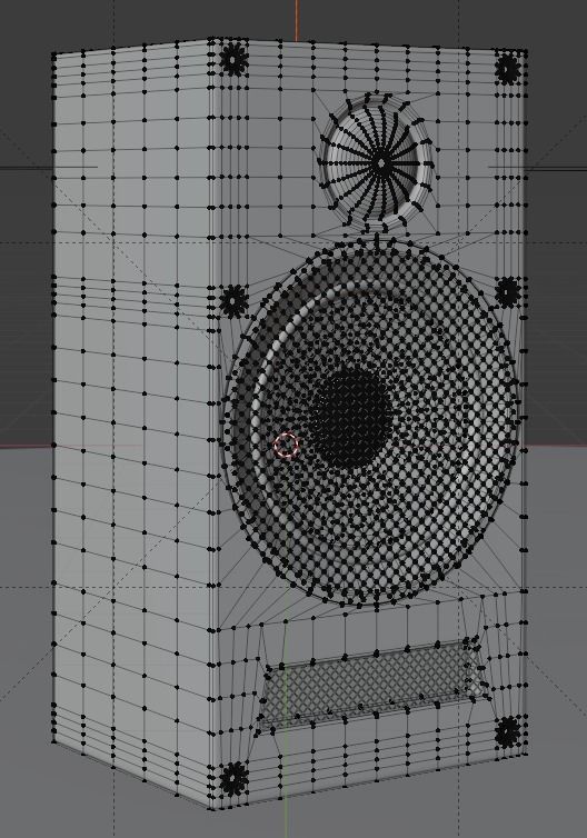 Wooden Speaker 3D model_5