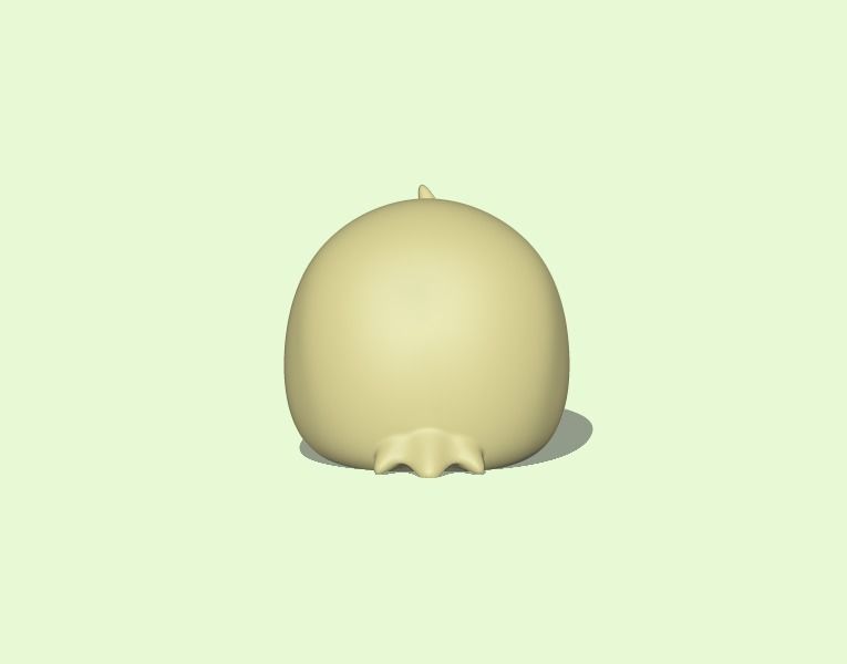 Cute Chick 3D print model_2