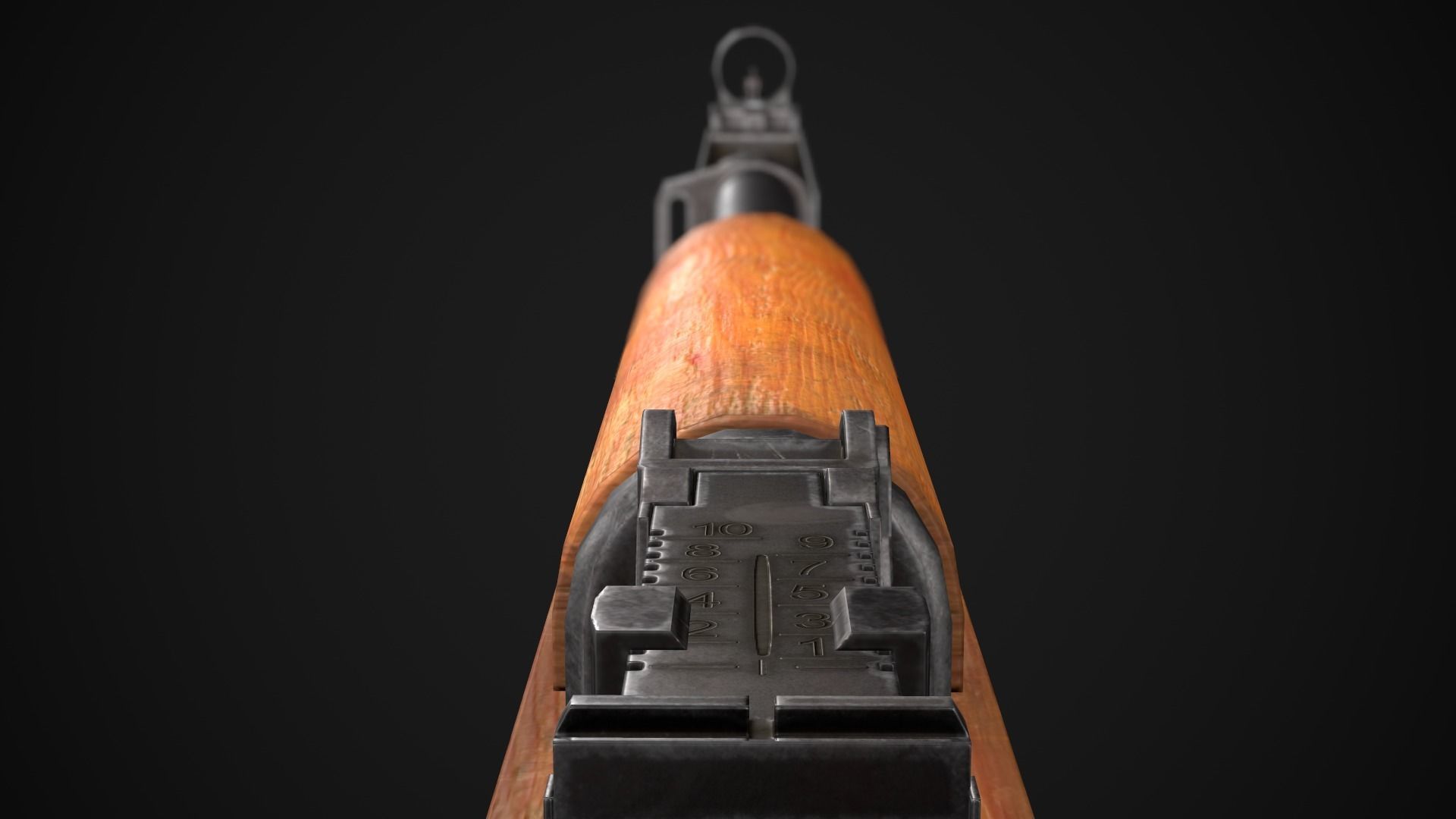 SKS M5966 Low-poly 3D model_9