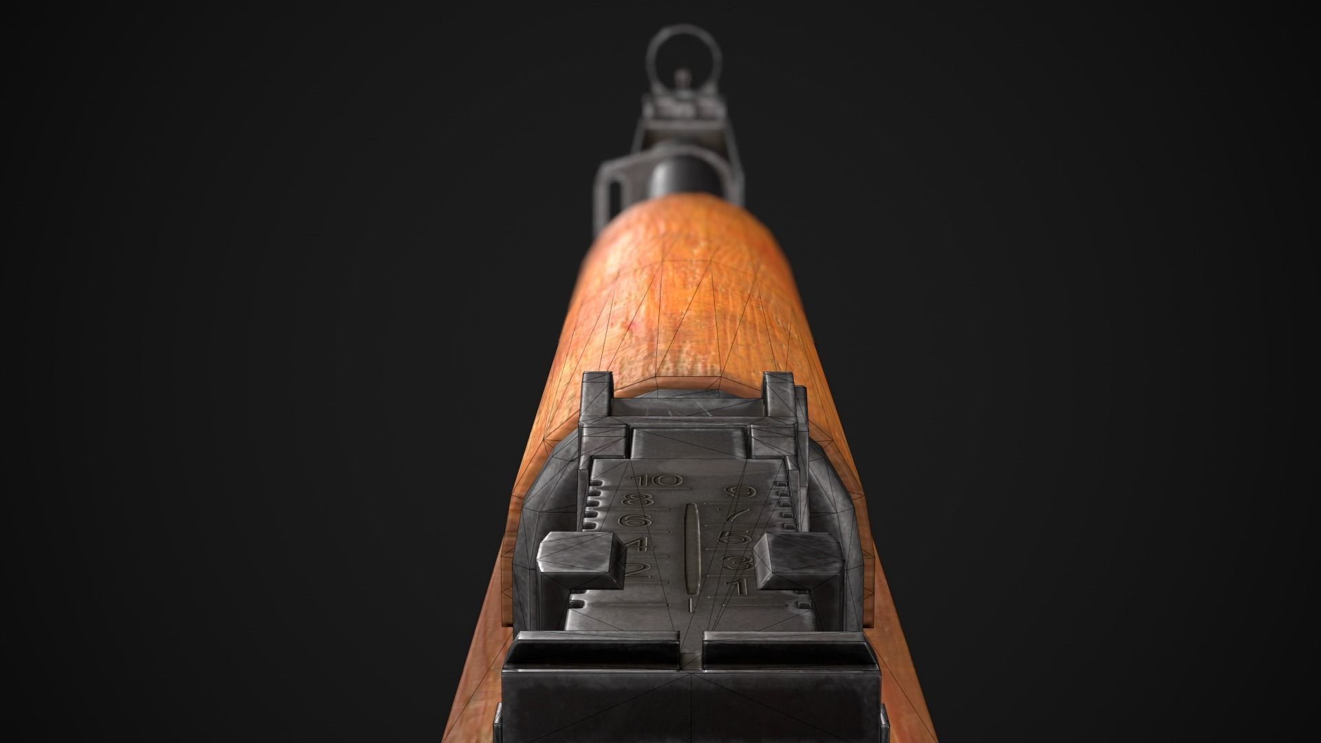 SKS M5966 Low-poly 3D model_10