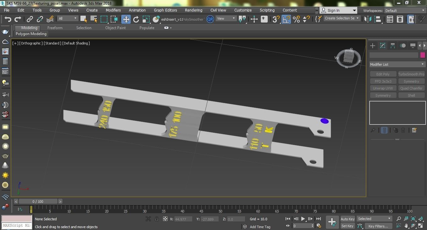 SKS M5966 Low-poly 3D model_27