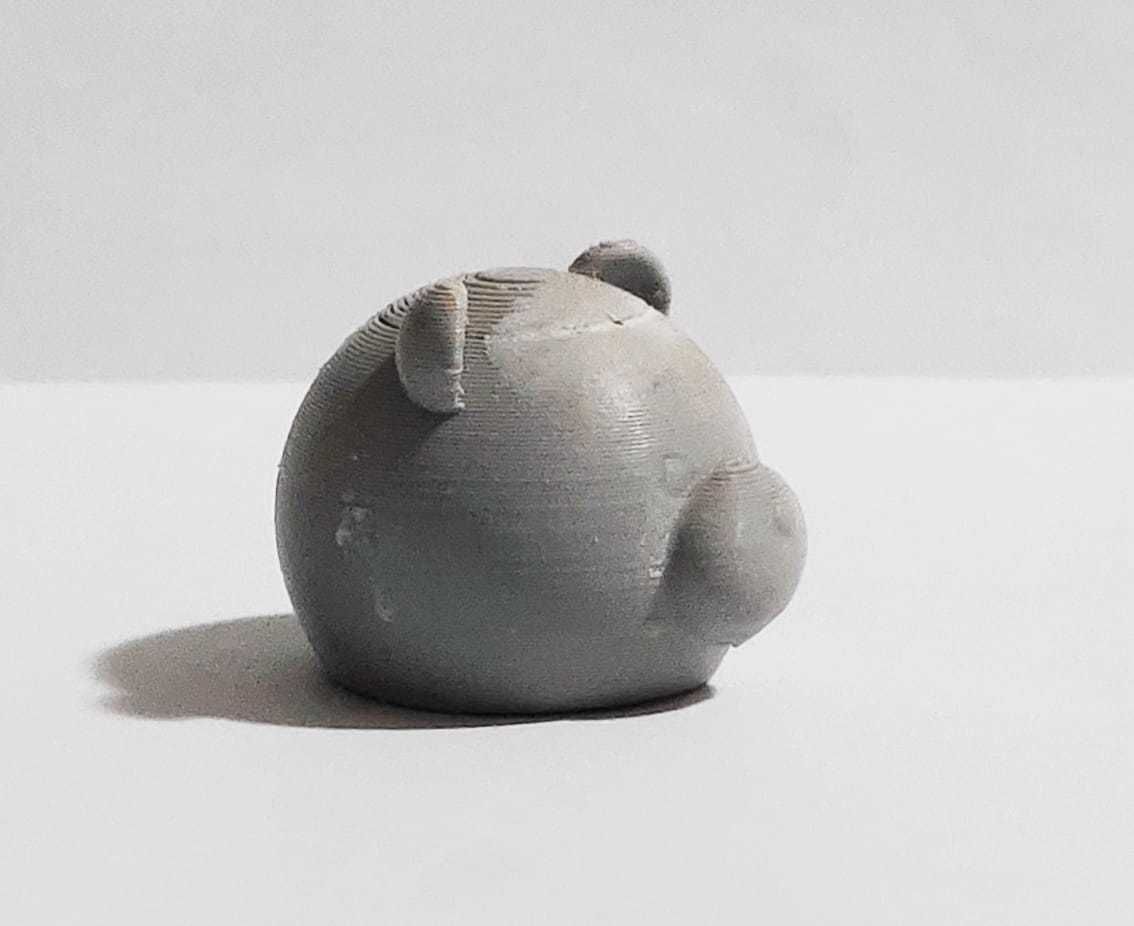 Cute Round Bear 3D print model_2