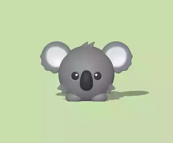 A cute Round Koala to decorate and play