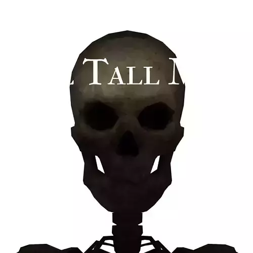 Cathe skeleton with tall man Free 3D model