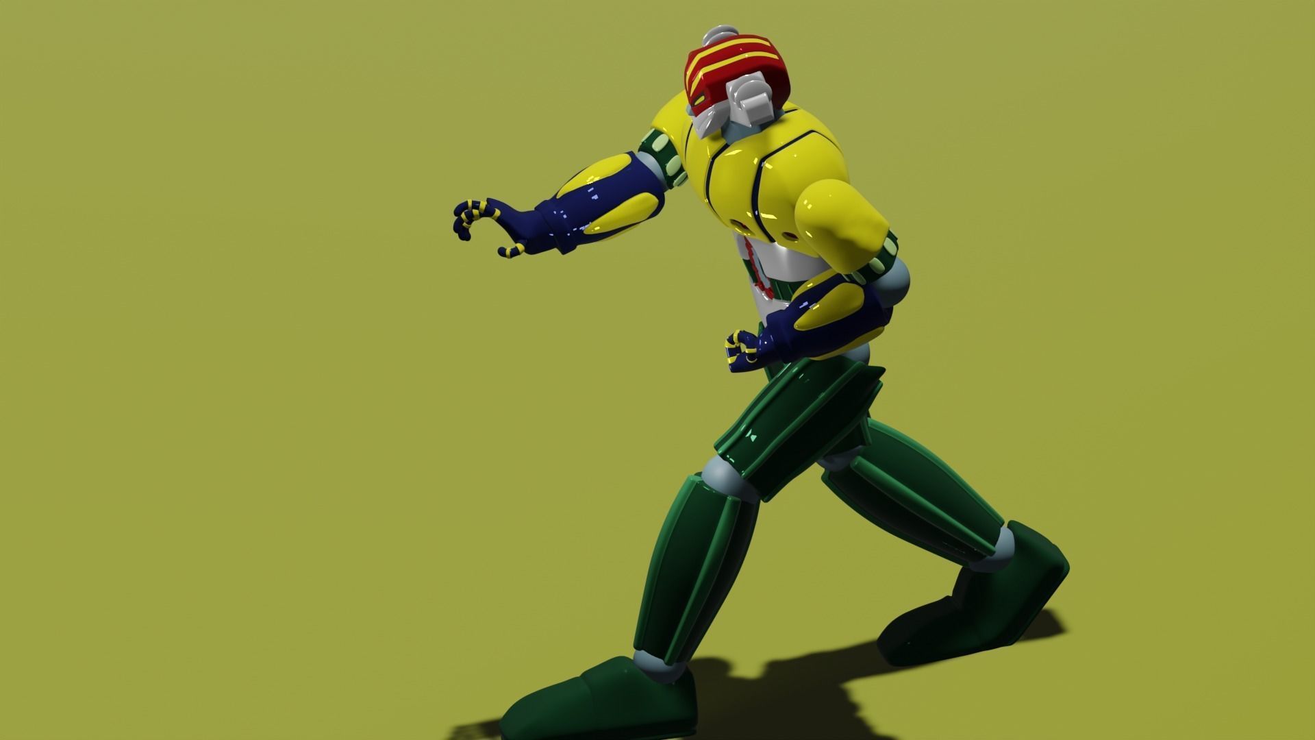 kotetsu jeeg Free 3D model_2