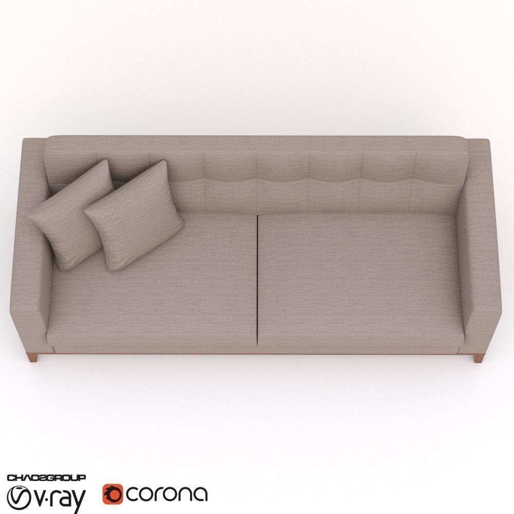 Sofa Kivik - Corona - Vray 3D model_3