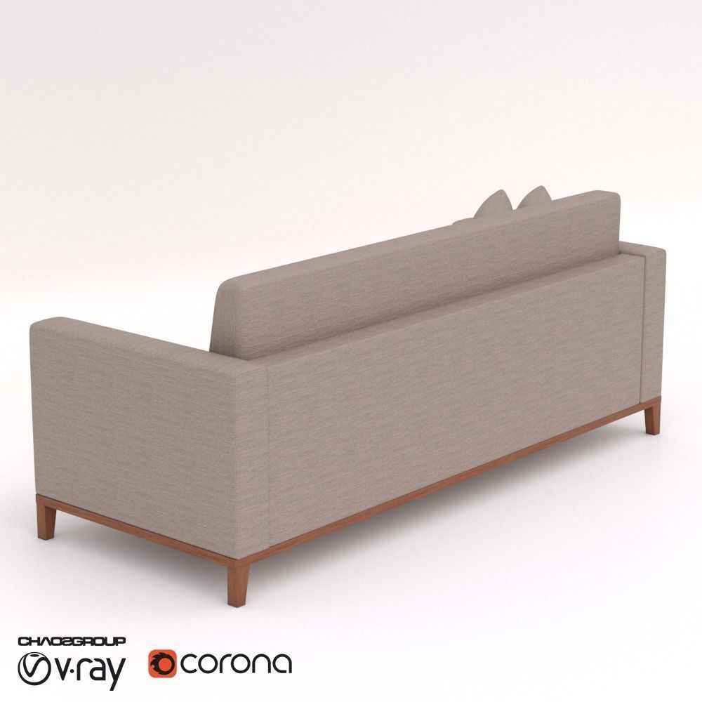 Sofa Kivik - Corona - Vray 3D model_4