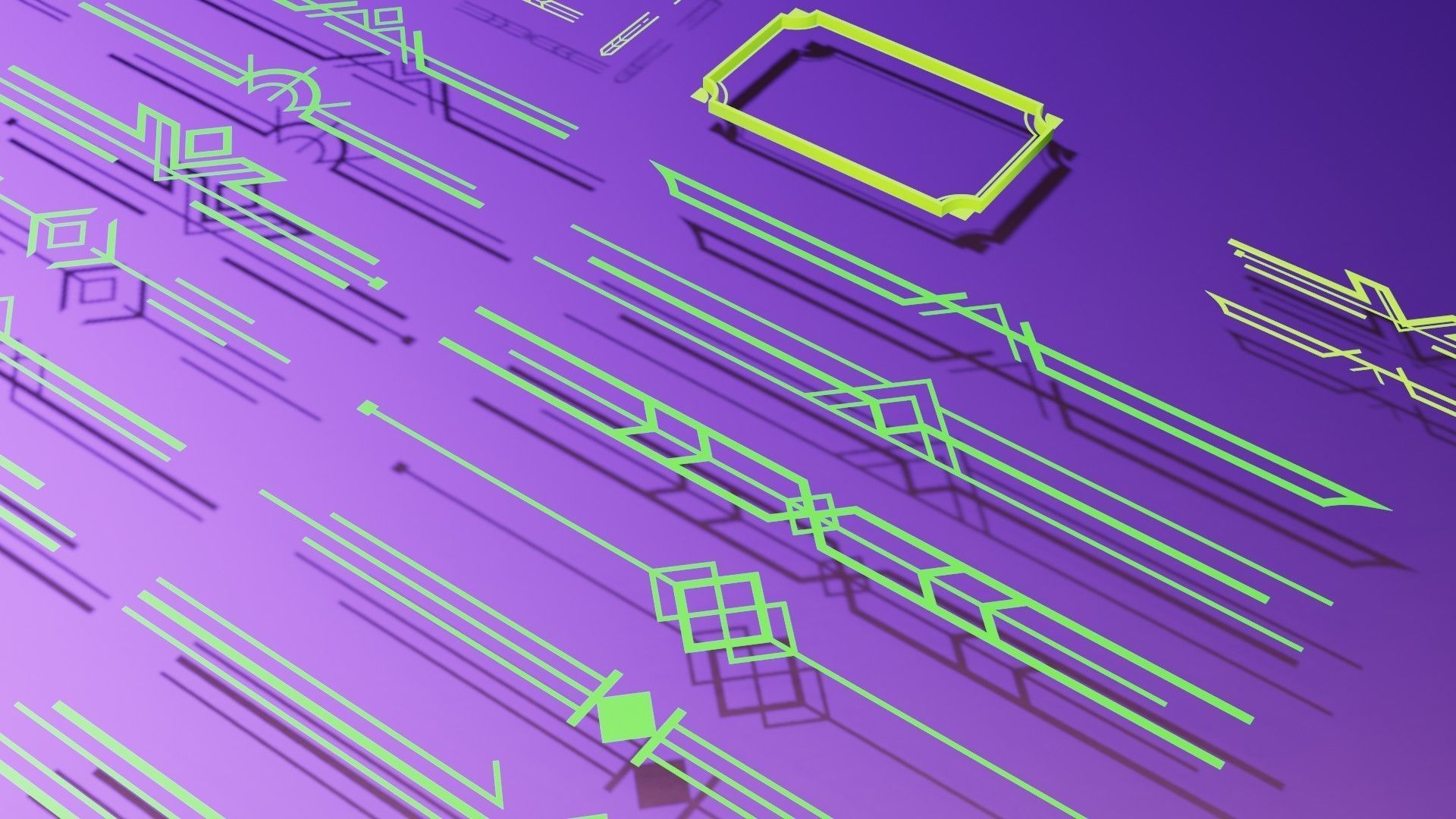 set of Curves Profile Designs up to 50 Low-poly 3D model_1