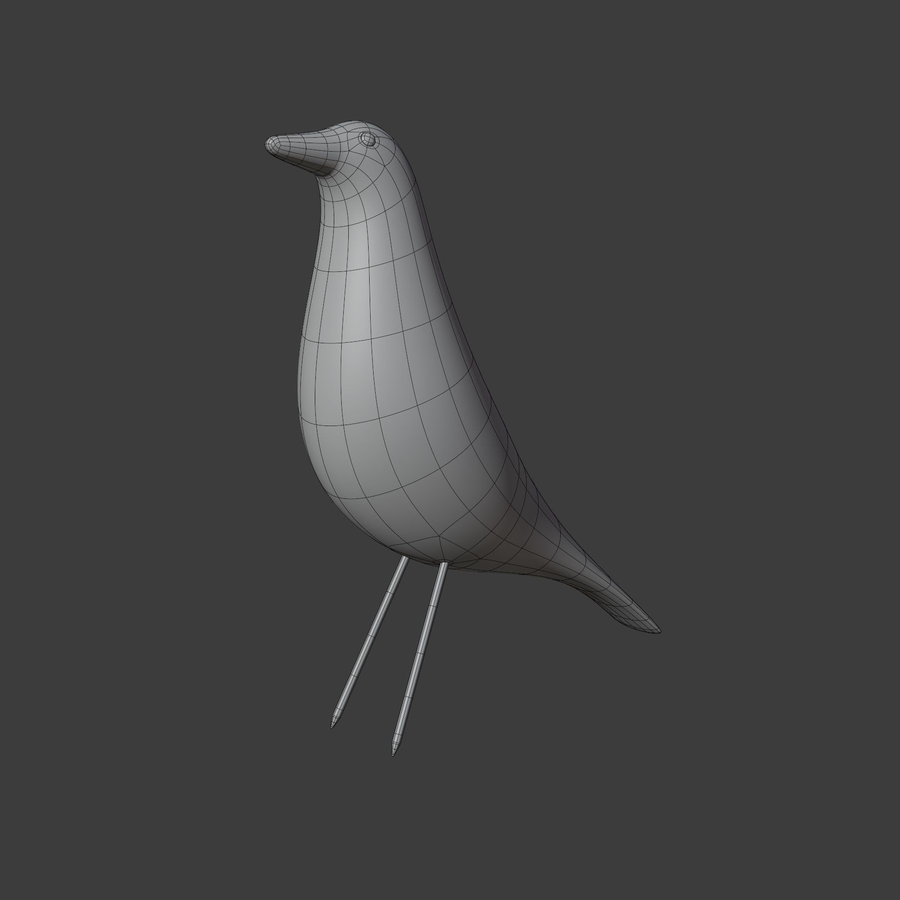 Eames House Bird 3D model_13