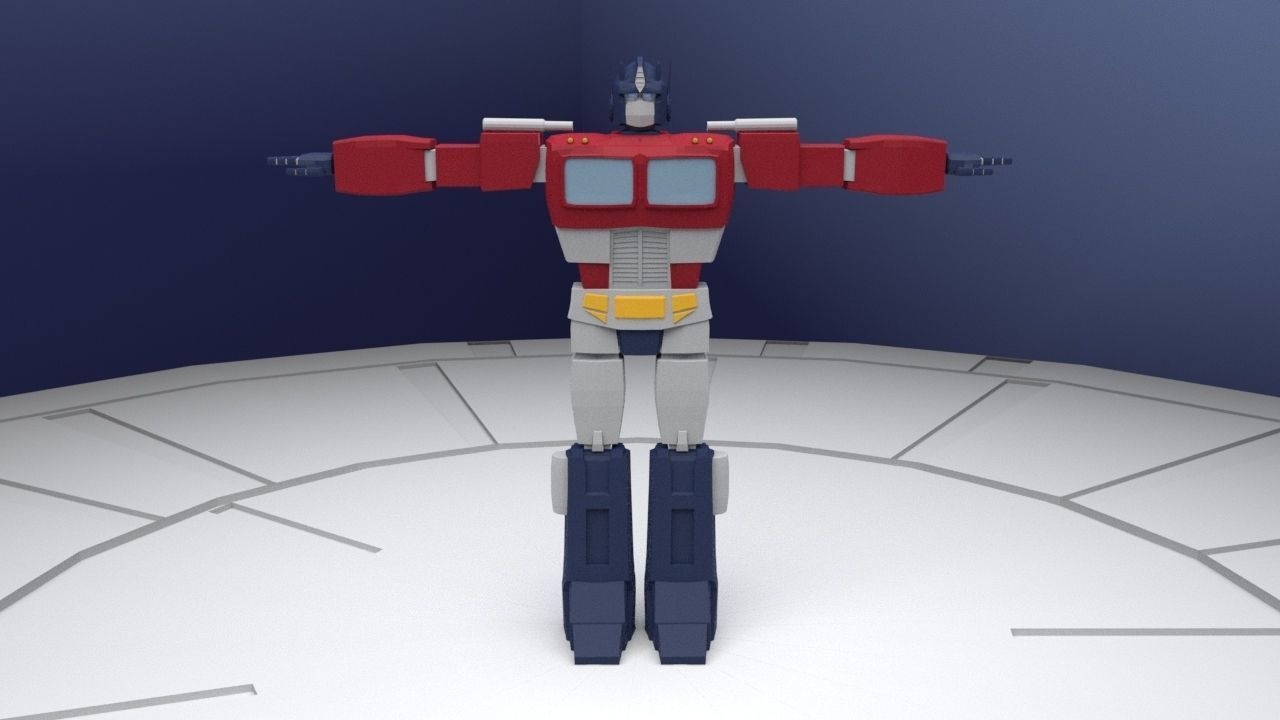 Optimus Prime Transforming Rig 3D model_7