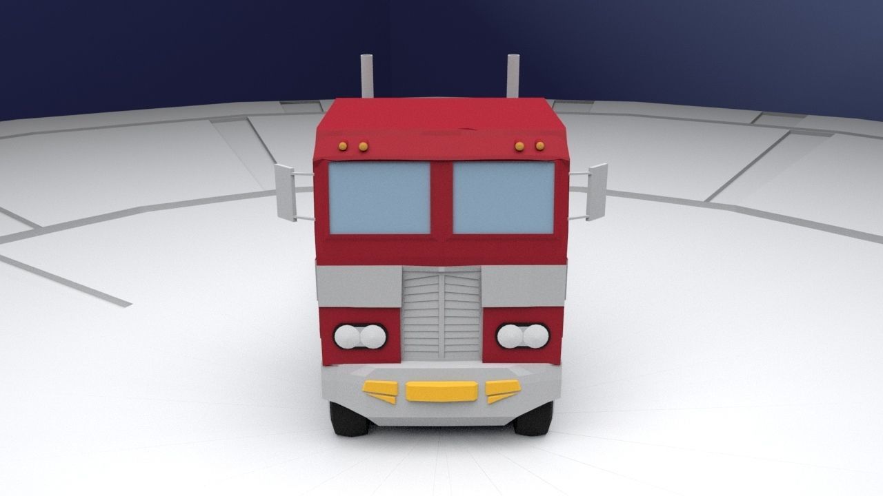 Optimus Prime Transforming Rig 3D model_10