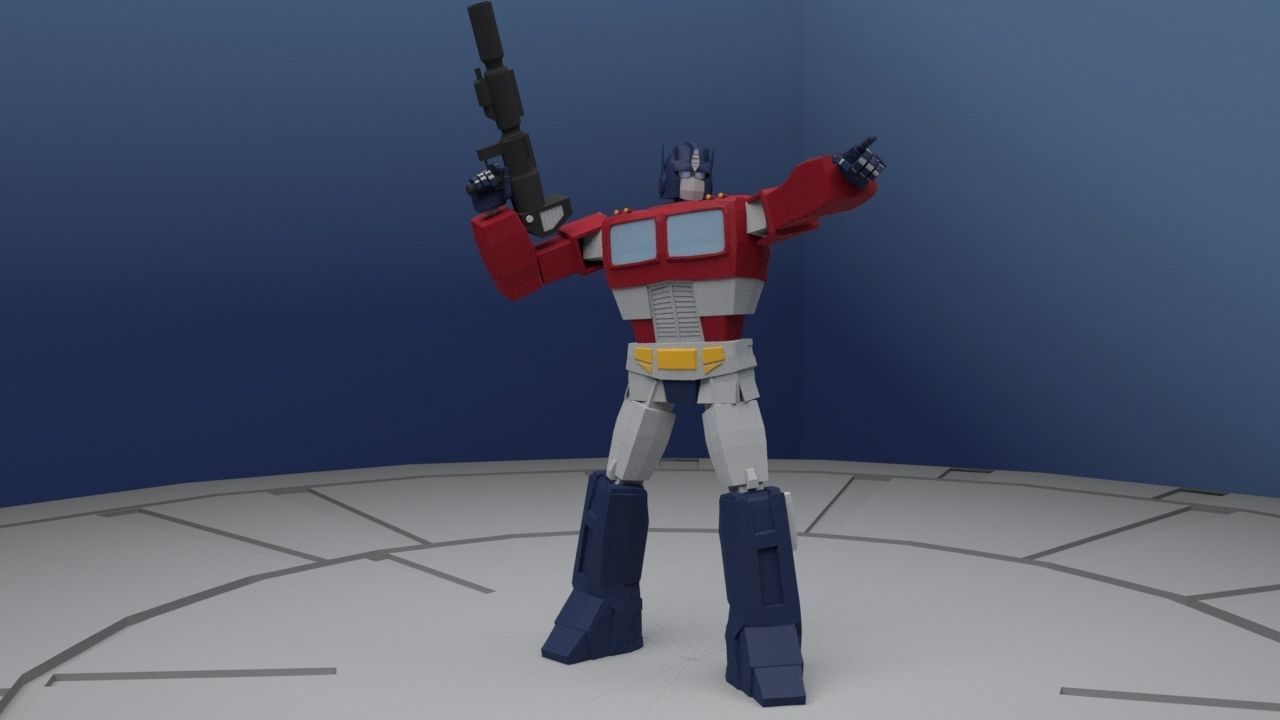 Optimus Prime Transforming Rig 3D model_2