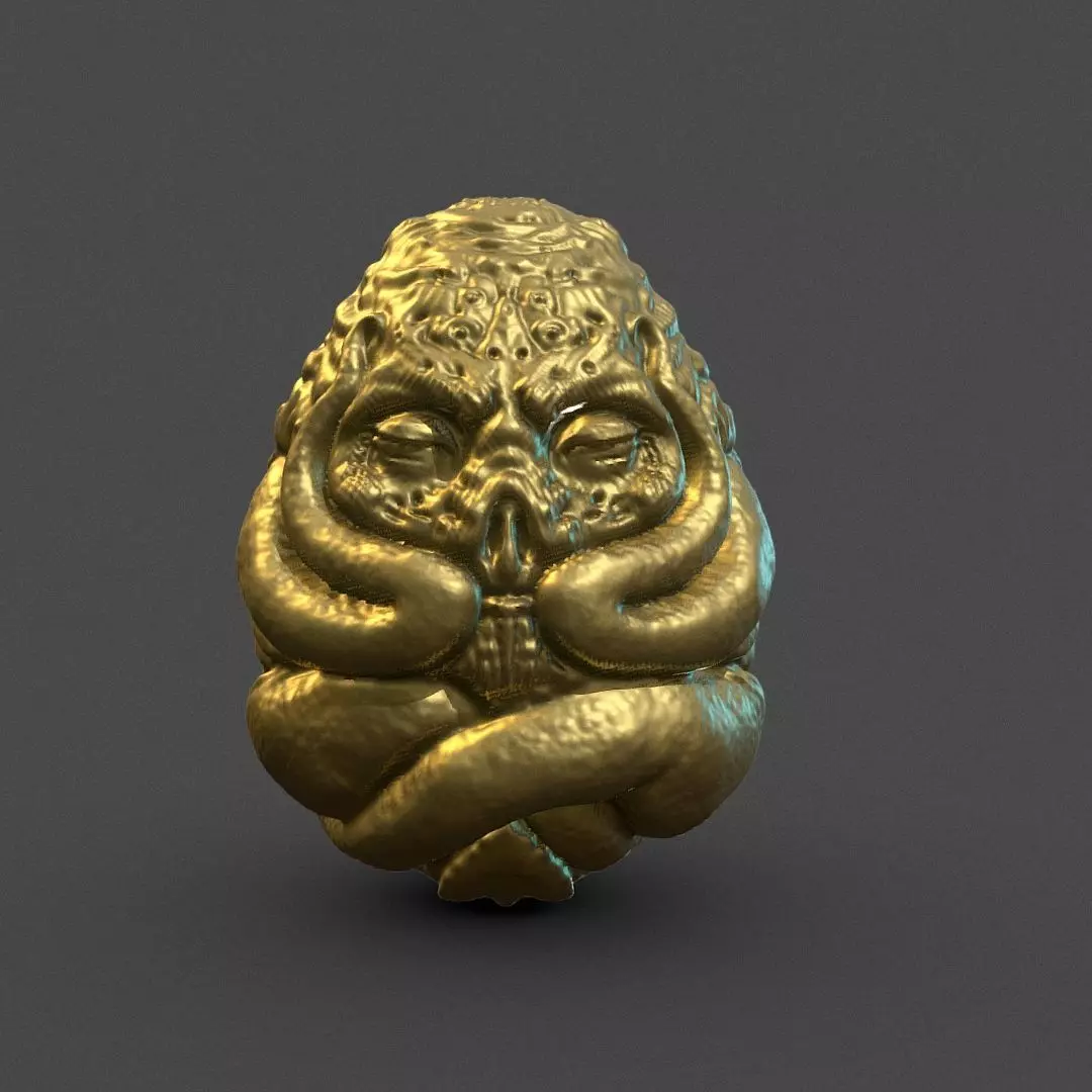 Dragon eggs of Cthulhu Mythos 3D print model