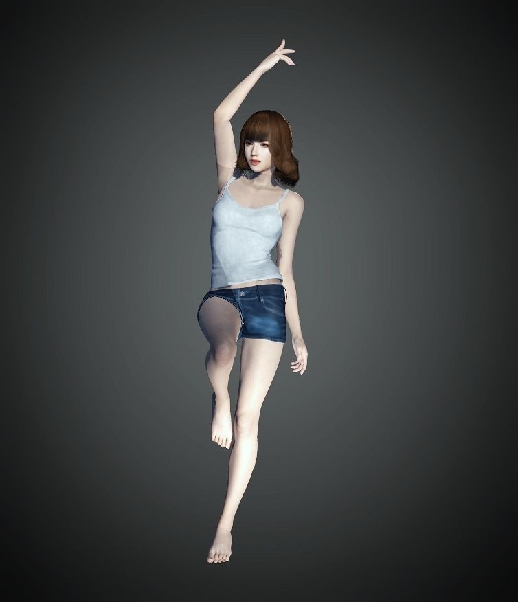 Unity Digital Human RH001 Free 3D model_6