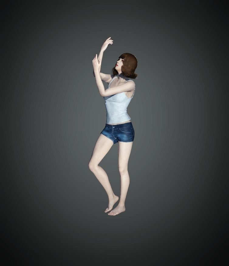 Unity Digital Human RH001 Free 3D model_10