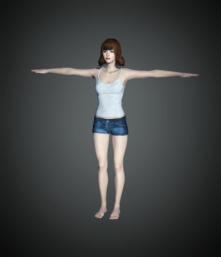 Unity Digital Human RH001 Free 3D model_4