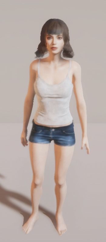 Unity Digital Human RH001 Free 3D model_12