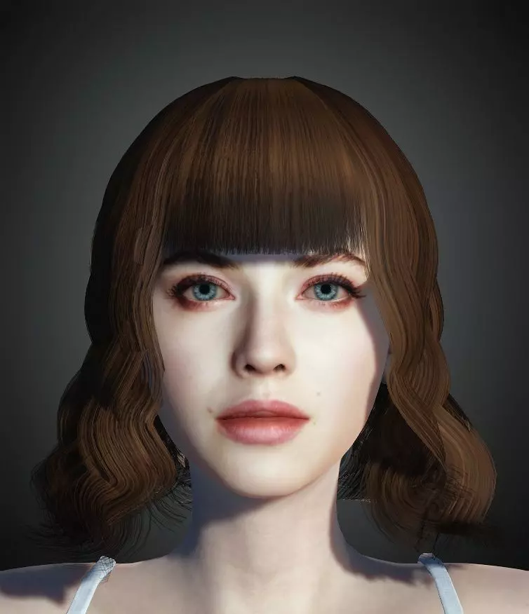 Unity Digital Human RH001 Free 3D model_0