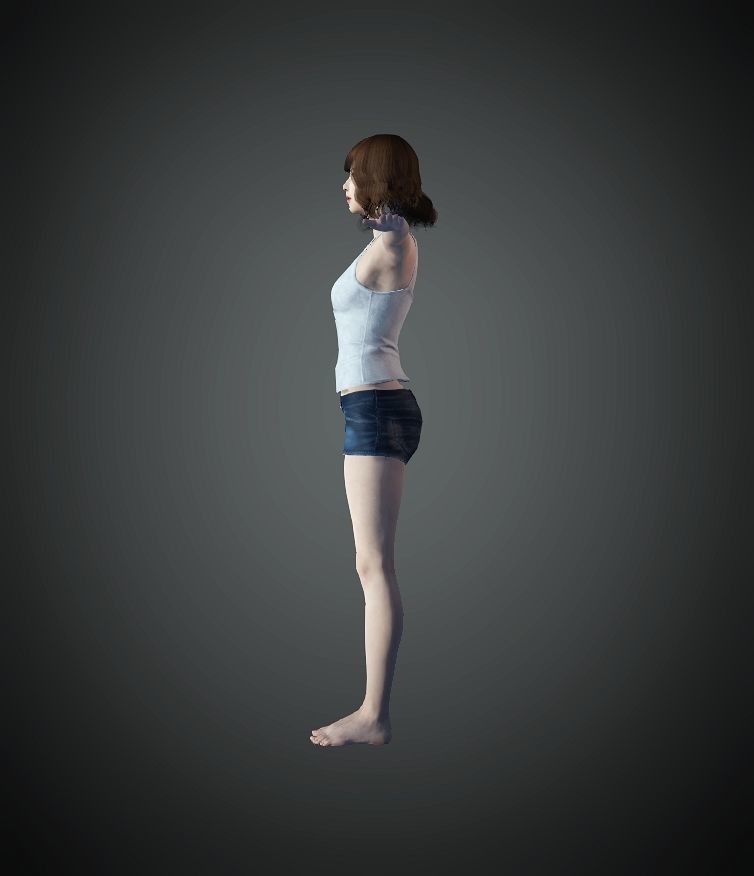 Unity Digital Human RH001 Free 3D model_2