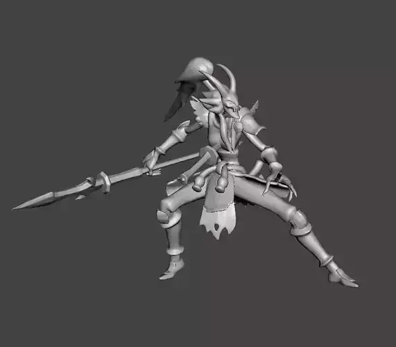 Bloodmoon Kalista 3D Model