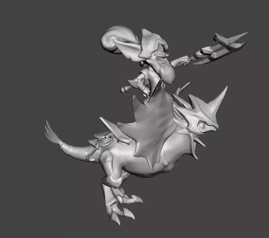 Sir Kled 3D Model 3D print model_0