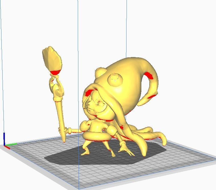 Pool Party Lulu 3D Model 3D print model_2