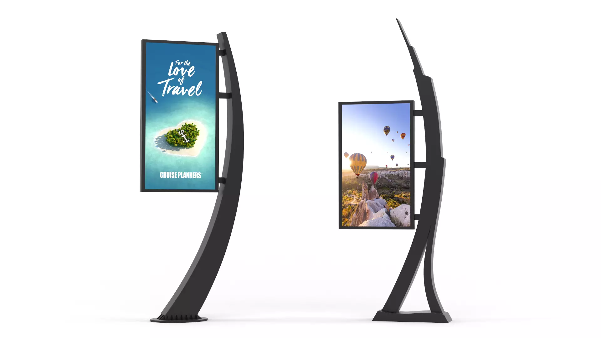 Outdoor Billboard 3D model_0