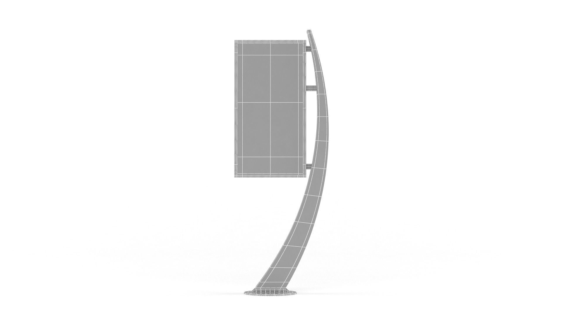 Outdoor Billboard 3D model_11