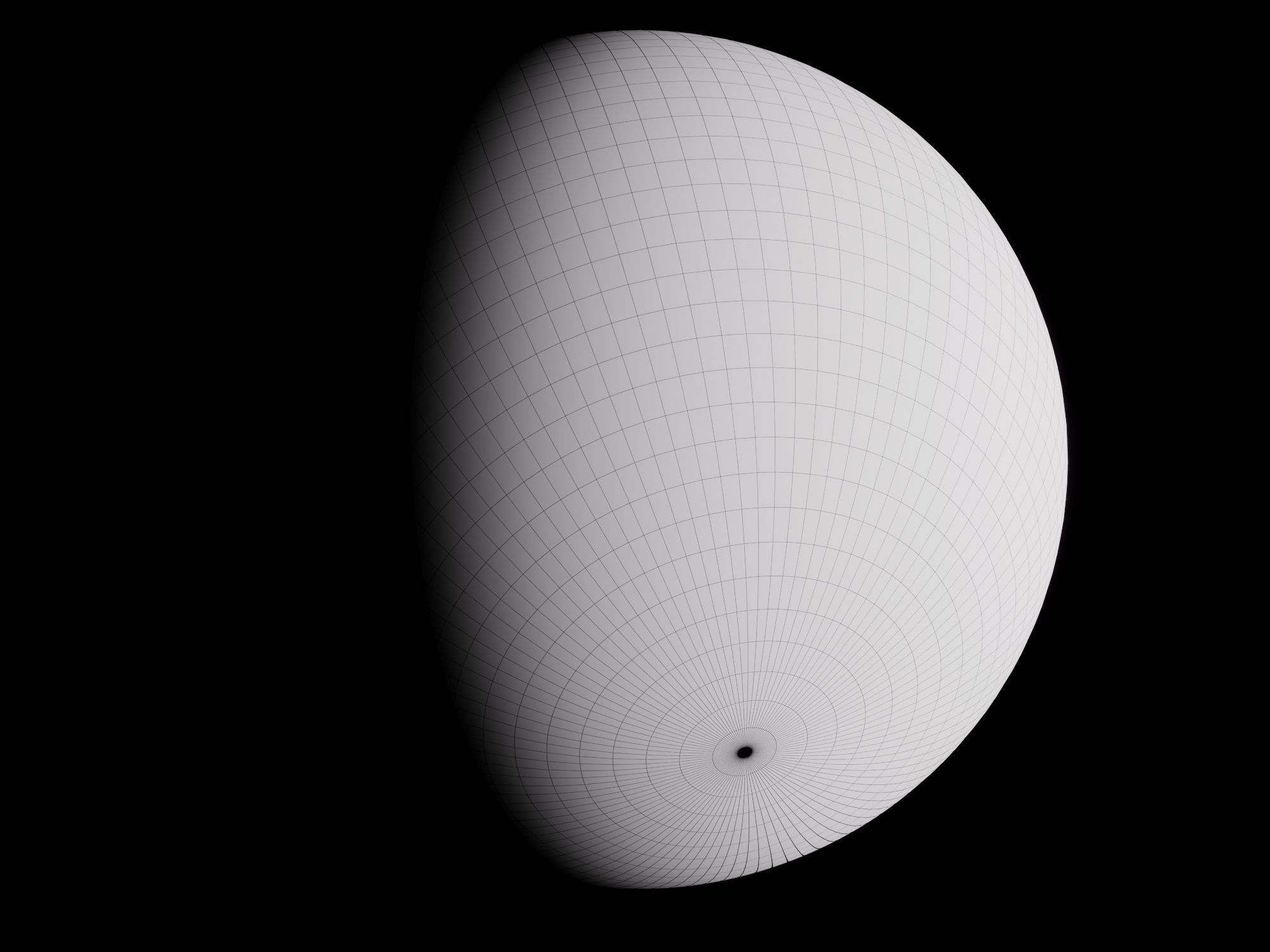 Earth from space - Low-poly 3D model_3