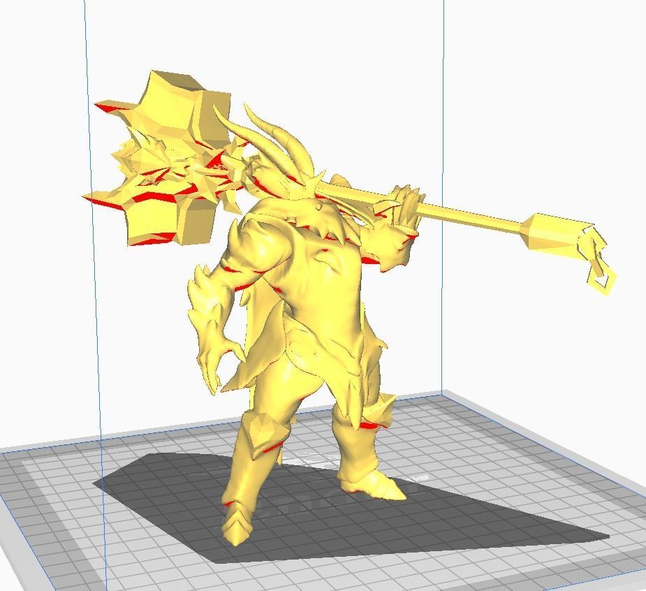Dragon Knight Moderkaiser 3D Model 3D print model_1