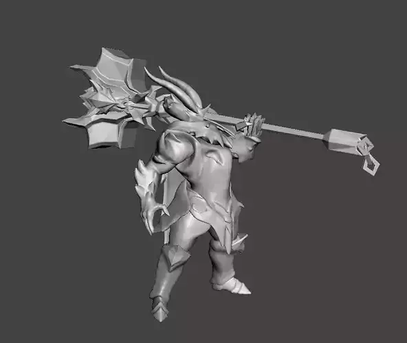 Dragon Knight Moderkaiser 3D Model